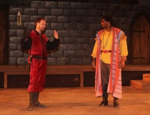 Cassidy Brown as Iago, Dameion Brown as Othello
