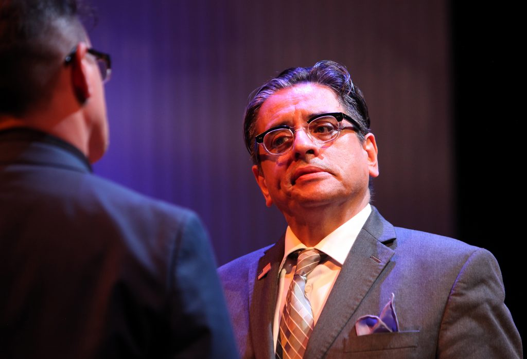 Richard Montoya as Sheriff Joe Arpaio. Photo by Jennifer Reiley, Magic Theatre.