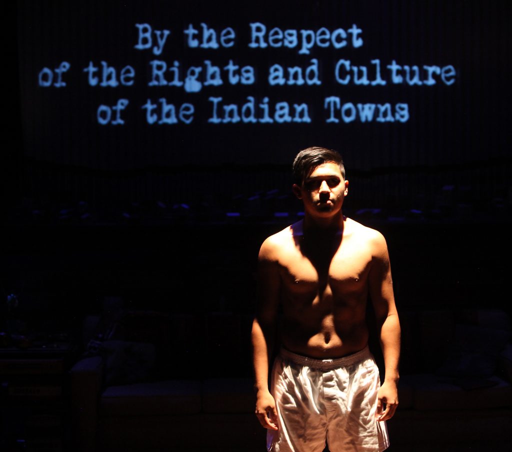 Stephen Narcho as Jose Antonio Elena Rodriguez. Photo by Jennifer Reiley, Magic Theatre.
